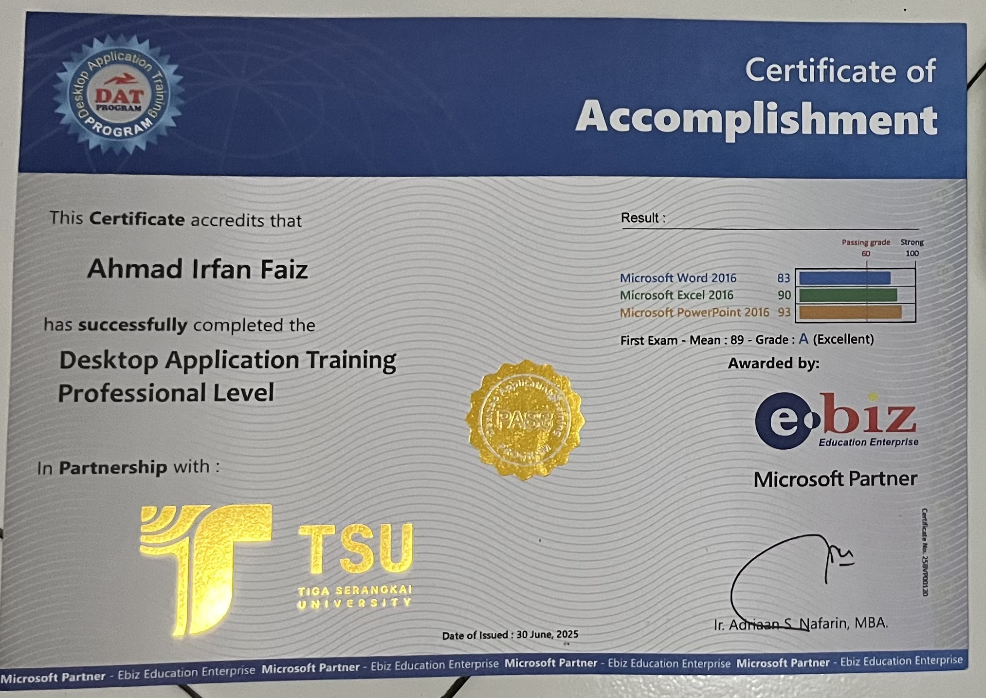 Desktop Application Training